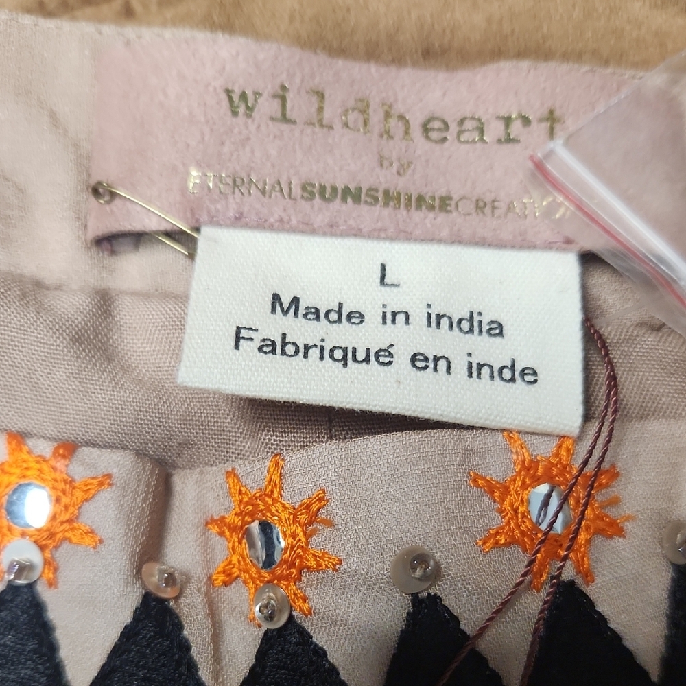 Free People Sequin Embellished Beige Shorts - Picture 2 of 6